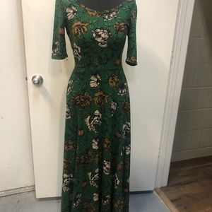 LulaRoe Floral Long Maxi Dress Size Small